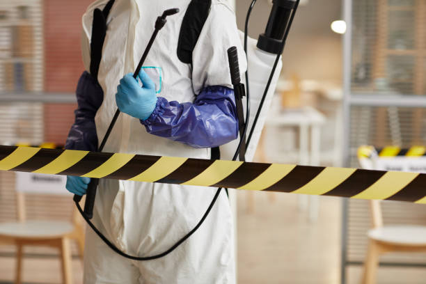 Professional Biohazard Cleanup technician working in South Carver, MA